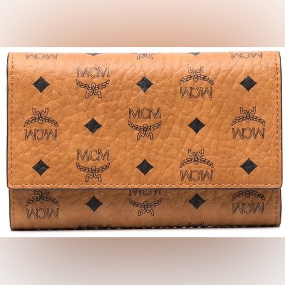 MCM trifold wallet
